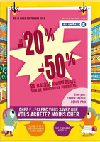 De -20%  à -50% de baisse immédiate - E.Leclerc
