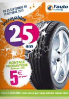 Incroyables 25 ans - L'auto E.Leclerc