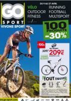 Nouveau prospectus : opération 100% vélo - Go Sport