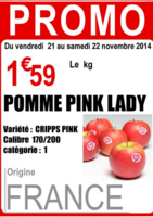 Pomme pInk Lady  - Intermarché Super