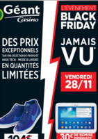 L'évènement Black friday - Géant Casino