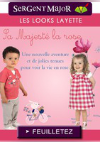 Lookbook layette Sa majesté la rose - Sergent Major