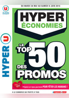 Le top 50 des promos - Hyper U