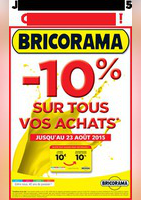 -10% sur tous vos achats - Bricorama