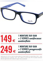 Forfait Ray-Ban à votre vue à partir de 149€ - Optical Center