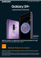 Galaxy S9+ L'appareil photo. Réinventé. - Orange