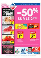 -50% sur le 2ème - Leader Price