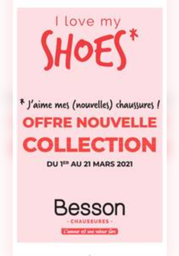 I love my shoes Besson Chaussures besson