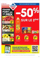 -50% sur le 2éme - Leader Price