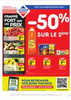 -50% sur le 2éme - Leader Price