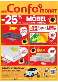 Prospectus Conforama Alchenflüh : Conforama Katalog