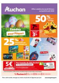 Prospectus Auchan Plaisir : Fondez pour Pâques