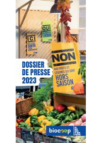 Prospectus Biocoop LES ROUSSES : DOSSIER  DE PRESSE  2023