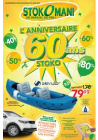 Prospectus Stokomani Lagny-sur-Marne : L'ANNIVERSAIRE 60 ans STOKO