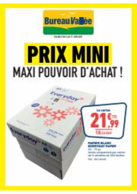 Prospectus Bureau Vallée - Alencon : PRIX MINI MAXI POUVOIR D'ACHAT !
