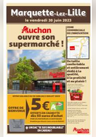 Tract d'ouverture - Marquette Lez Lille - Auchan Supermarché