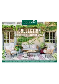 Prospectus botanic Barcelonnette : COLLECTION MOBILIER DE JARDIN 2023