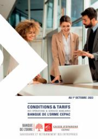 Prospectus CAISSE D'EPARGNE AGENCE GIVET : BROCHURE TARIFICATION BANQUE 2023