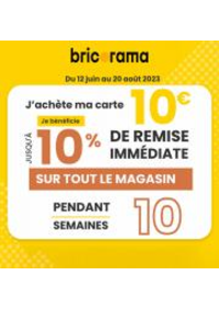 Prospectus Bricorama LALINDE : 10% de reduction immediate