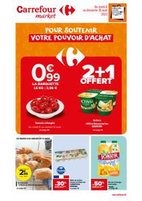 Prospectus Carrefour Market PONTGIBAUD : Pour soutenir votre pouvoir d'achat