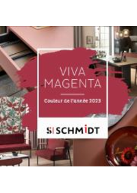 Prospectus Cuisines Schmidt / 88000 CHAVELOT / EPINAL : Viva Magenta couleur de l'anne 2023