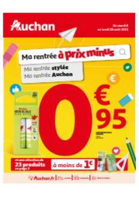 Prospectus Auchan COSNE SUR LOIRE : Ma rentrée à prix minus