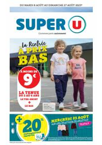 Prospectus Super U CHABRIS : Rentrée des classes