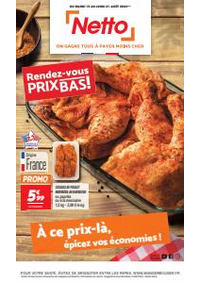 Prospectus Netto Saint-Amand-Montrond : SEMAINE PROCHAINE : RENDEZ-VOUS PRIX BAS !