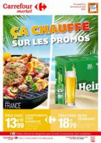 Prospectus Carrefour Market C&eacute;ret : Ca chauffe sur le promos!