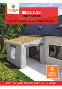 Prospectus Brico E.Leclerc PARTHENAY : Guide Construction