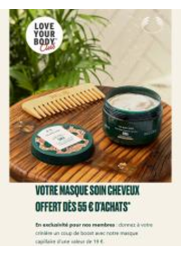 Prospectus The Body Shop TOULOUSE : VOTRE MASQUE SOIN CHEVEUX OFFERT DÈS 55 € D’ACHATS*