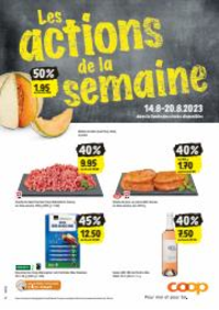 Prospectus Coop Supermarch&eacute; La Sarraz : Coop reklamblad