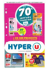 Prospectus Hyper U COMBOURG : Rentrée des classes