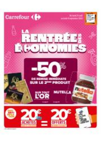 Prospectus Carrefour BOURGES : LA RENTRÉE DES ÉCONOMIES