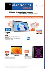 Prospectus Melectronics Chur - Gäuggeli : Melectronics Aktuell