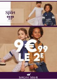 Prospectus Sergent Major MERIGNAC : Collection Sport 9€99 le 2e et les suivants*