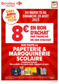 Prospectus Carrefour Market DISTRE : 8 euros en bon d'achat