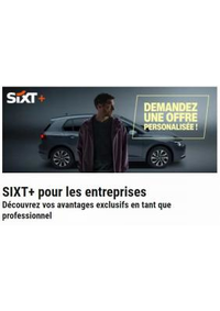 Prospectus Location voiture Lille SIXT : Offres et Produits SIXT