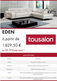 Prospectus Tousalon Chambéry - La Ravoire : Tousalon Collections