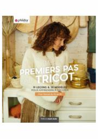 Mes premier pas au tricot Prospectus Phildar distributeur Sommières : Mes premier pas au tricot