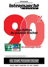 Prospectus Intermarché Super : 90% Les Chiffres du pouvoir d'achat