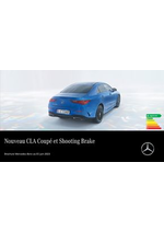 Prospectus Mercedes Benz : Nouveau CLA Coupé et Shooting Brake