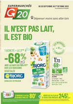 Promos et remises  : IL N'EST PAS LAIT, IL EST BIO