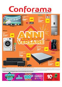 Prospectus Conforama : Anniversaire, édition très spéciale