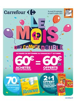 Promos et remises  : LE MOIS QUI COMPTE DOUBLE