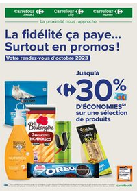 Prospectus Carrefour Contact Saint Girons : Votre rendez-vous d'octobre 2023