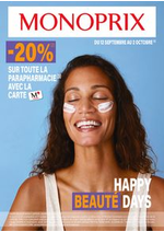 Prospectus Monoprix : Happy beauté days