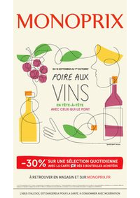 Prospectus Monoprix ANGERS : Foire aux vins