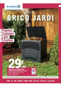 Prospectus E.Leclerc CLICHY SOUS BOIS : Jardin Dautomne Brico Chauffage