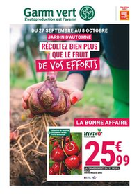 Prospectus Gamm vert : Jardin d'automne